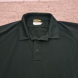 First Tactical Polo Shirt Men's XL Performance Short Sleeve Dark Green